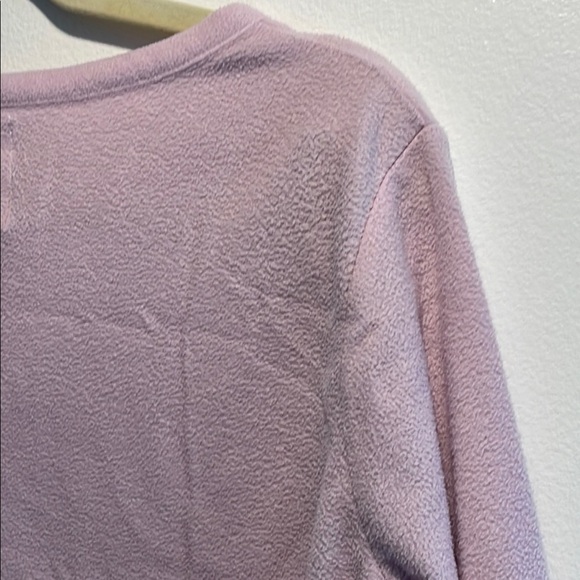 Goodnight Kiss Lavender Pink V-Neck Pajama Top Size XL - Picture 3 of 4